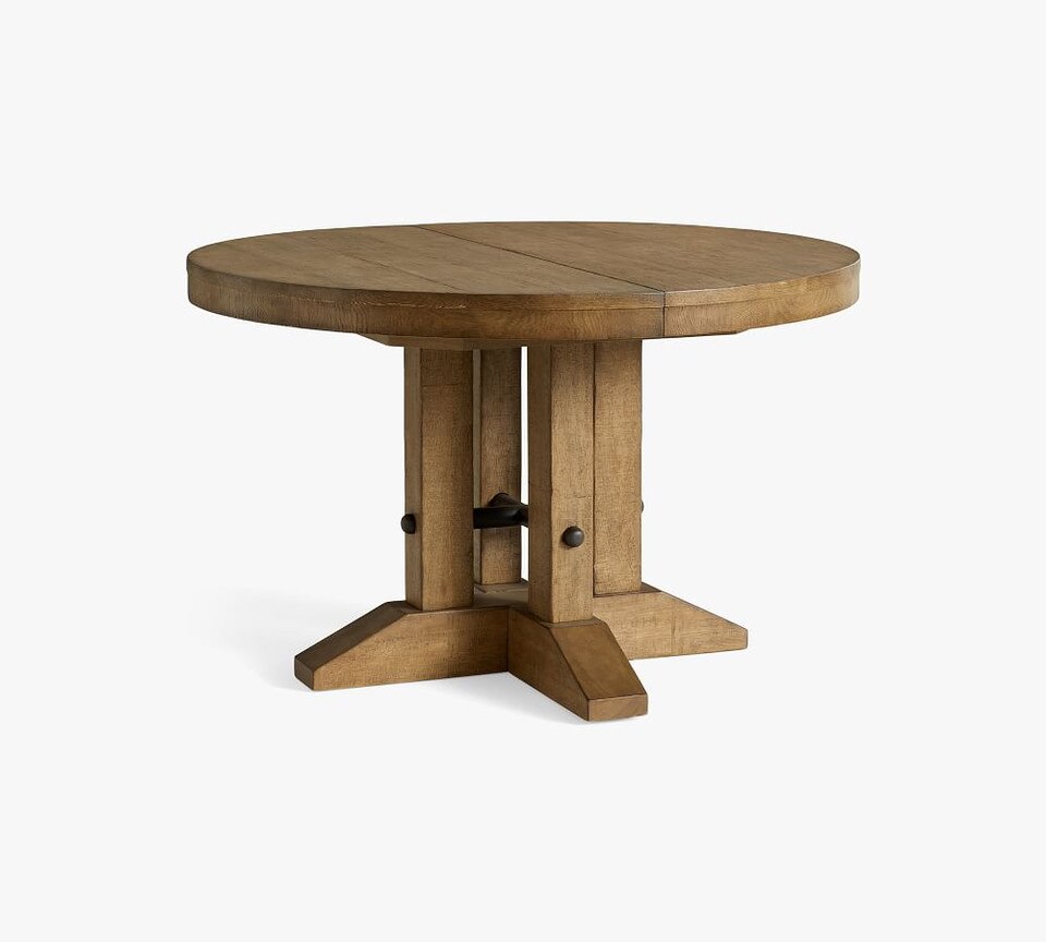 Fort Round Pedestal Extending Dining Table