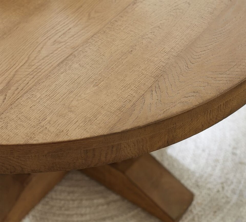 Fort Round Pedestal Extending Dining Table