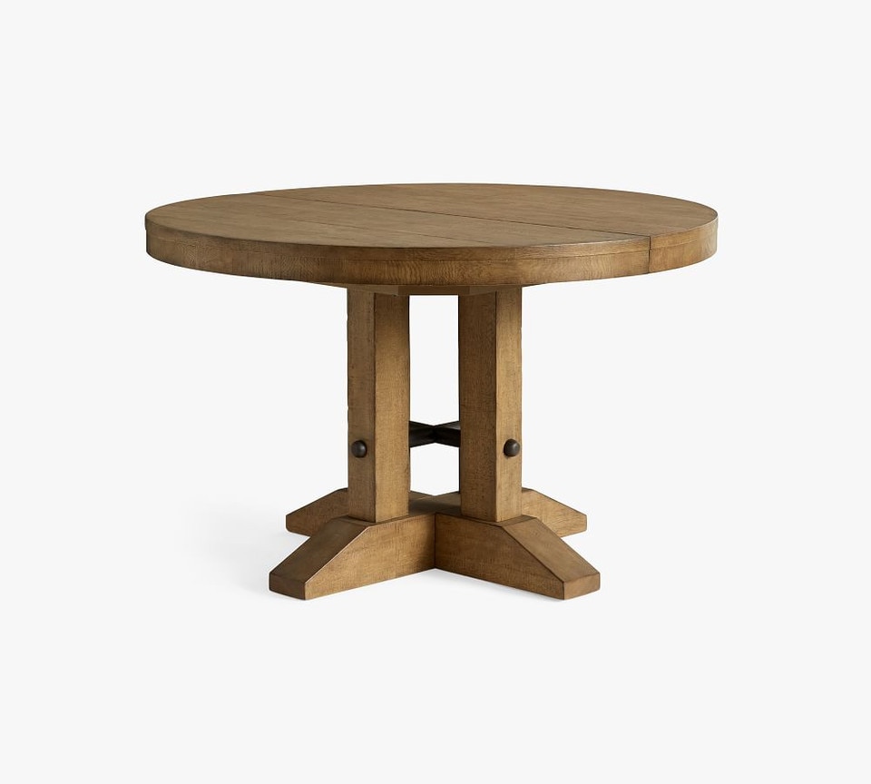 Fort Round Pedestal Extending Dining Table