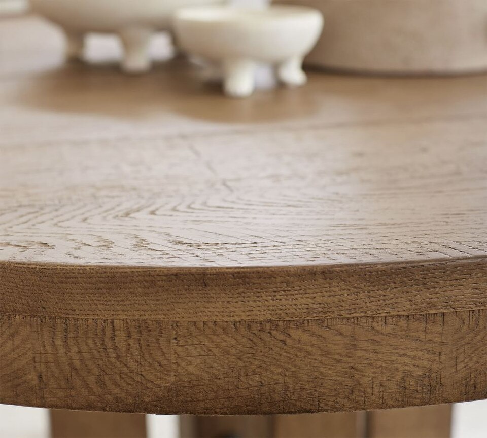 Fort Round Pedestal Extending Dining Table