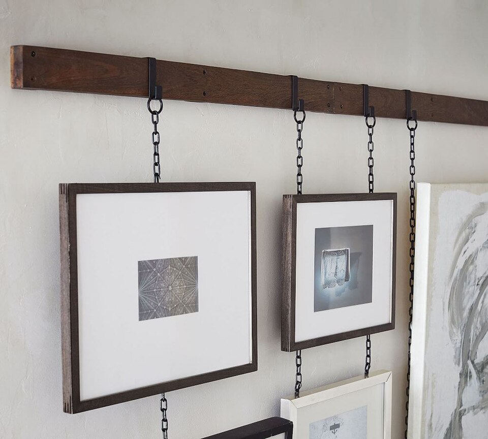 Hanging Picture Frame Rail - Bronze