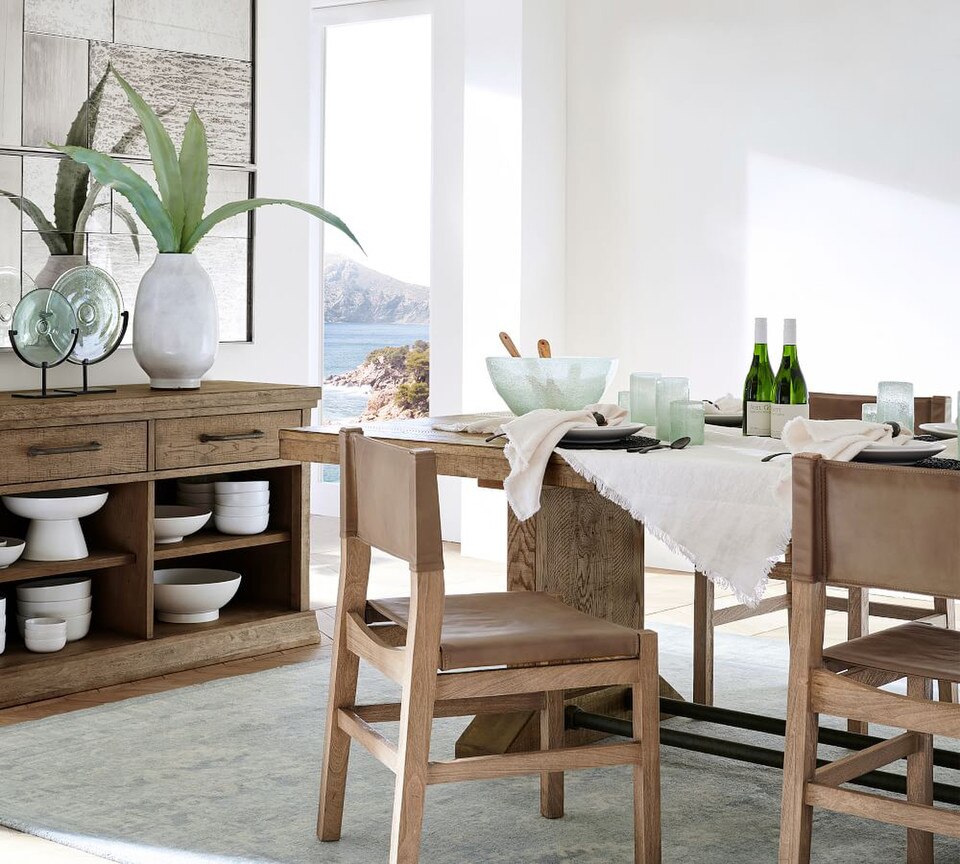 Frayed Linen Table Throw