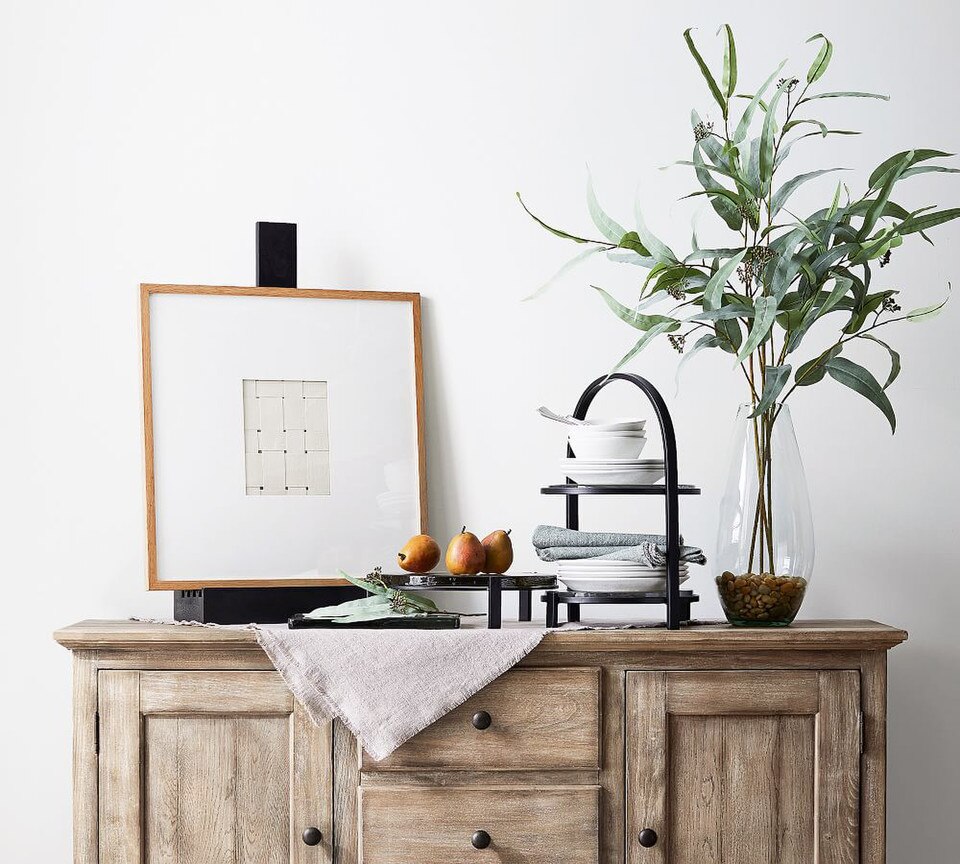 Frayed Linen Table Throw