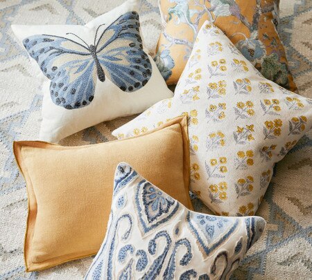 Galen Linen Lumbar Cushion Pottery Barn Australia