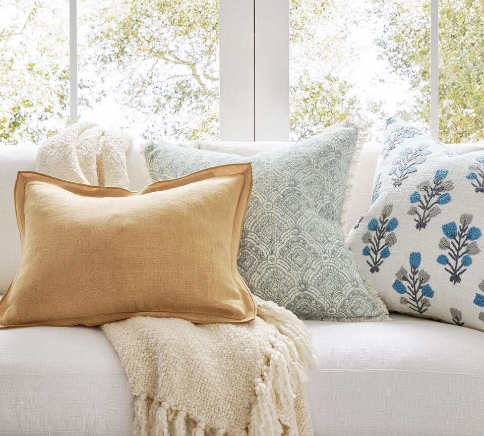 Galen Linen Lumbar Cushion