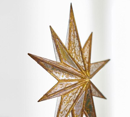 Gold Star Tree Topper Mirrored Star Tree Topper Pottery Barn Australia