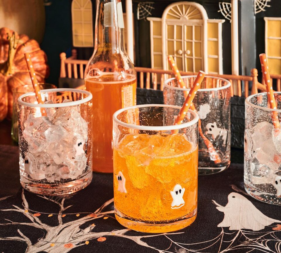 Gus the Ghost Icon Drinking Glasses