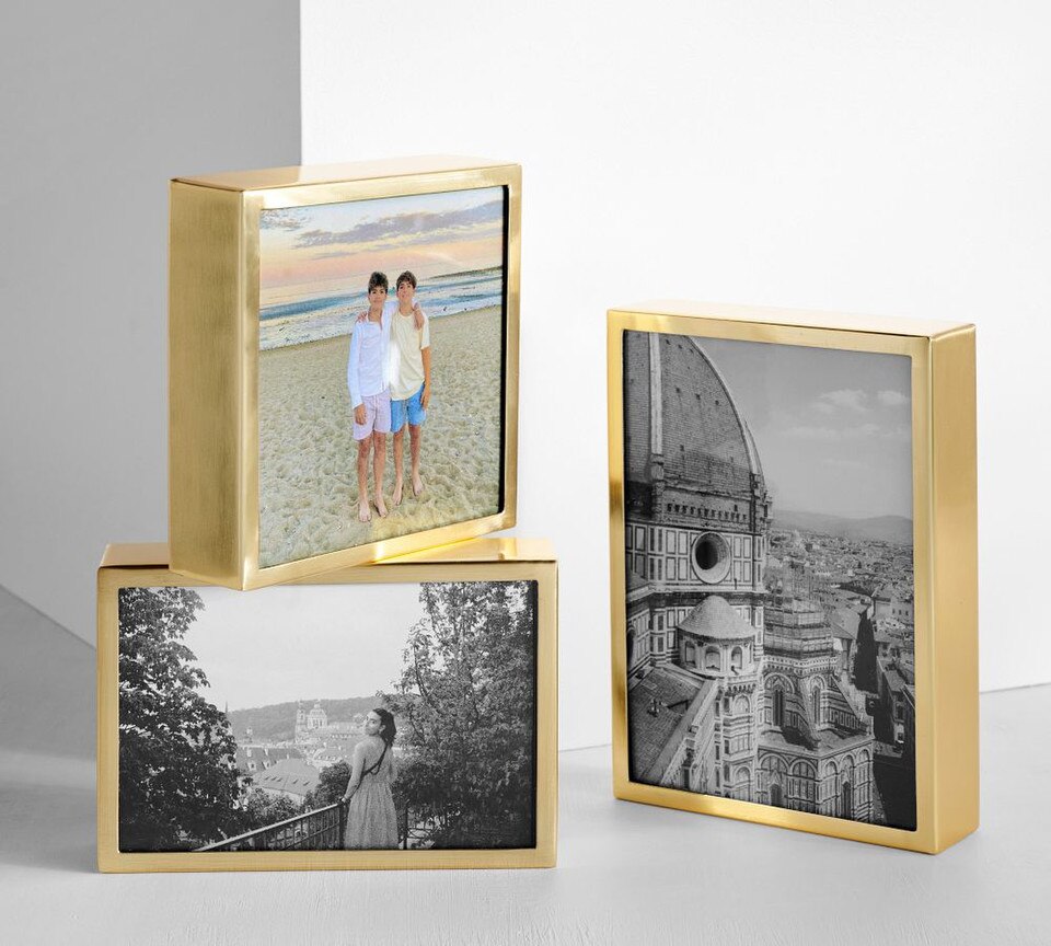 Hagen Picture Frames - Brass