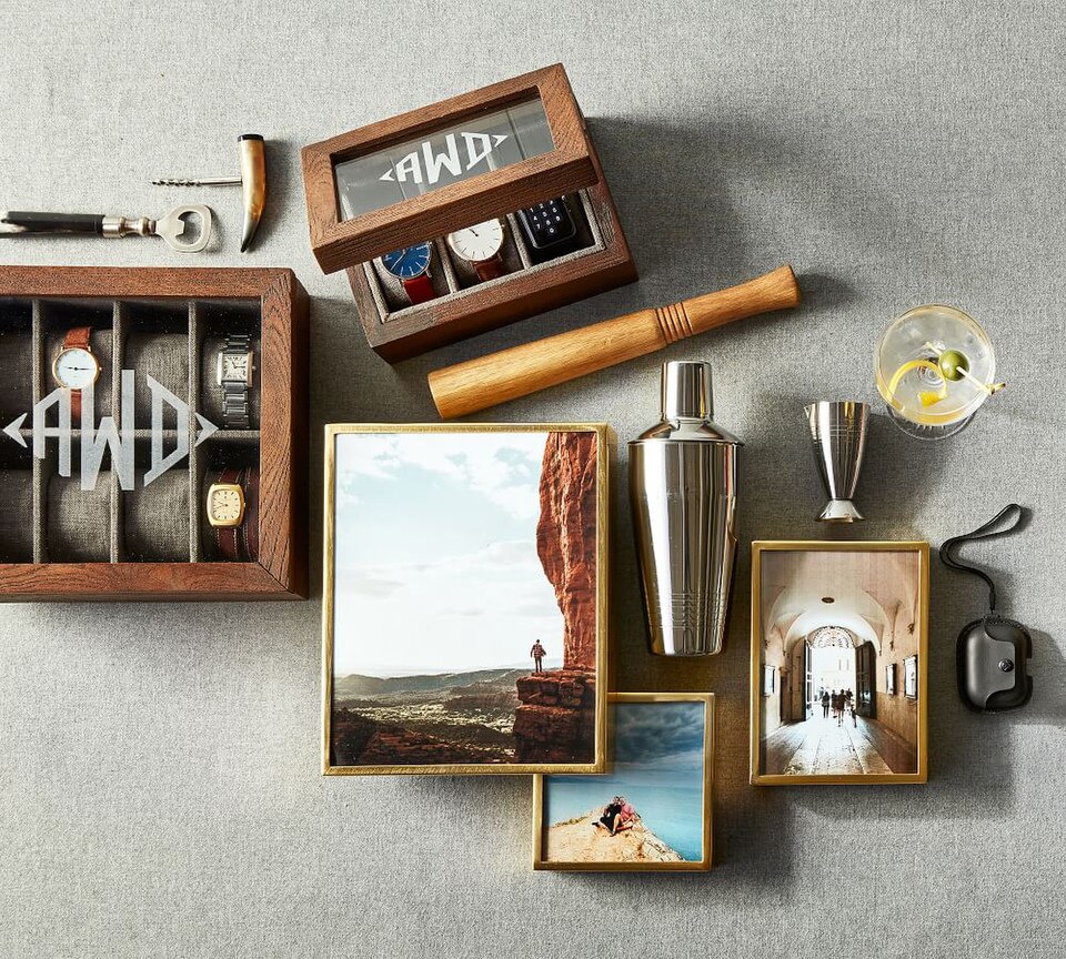Hagen Picture Frames - Brass