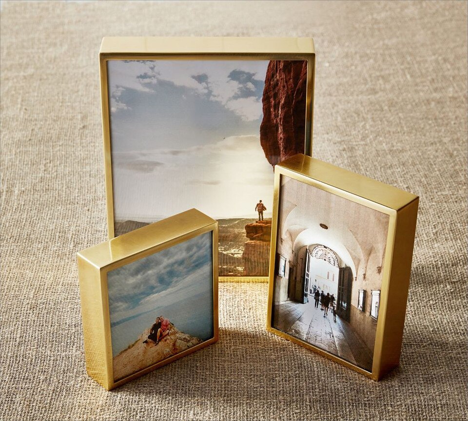 Hagen Picture Frames - Brass
