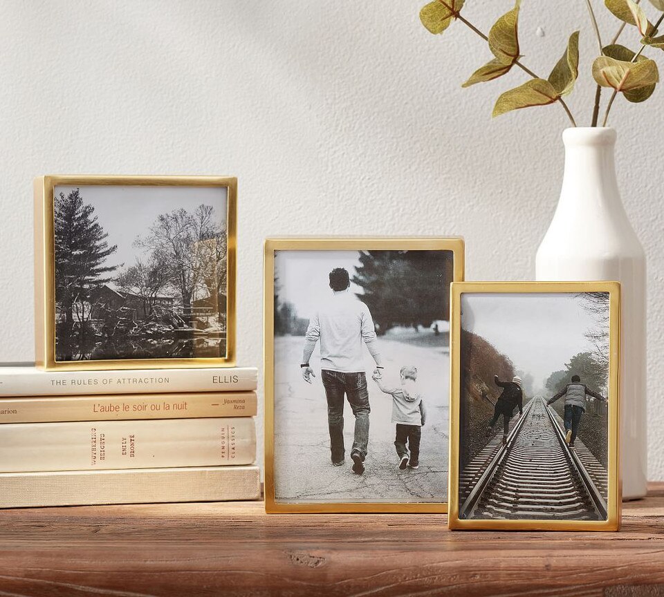 Hagen Picture Frames - Brass