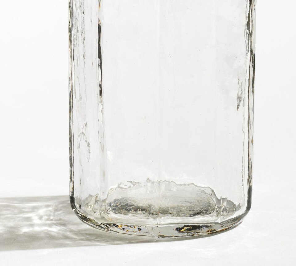 Hammered Cafe Glass Jug