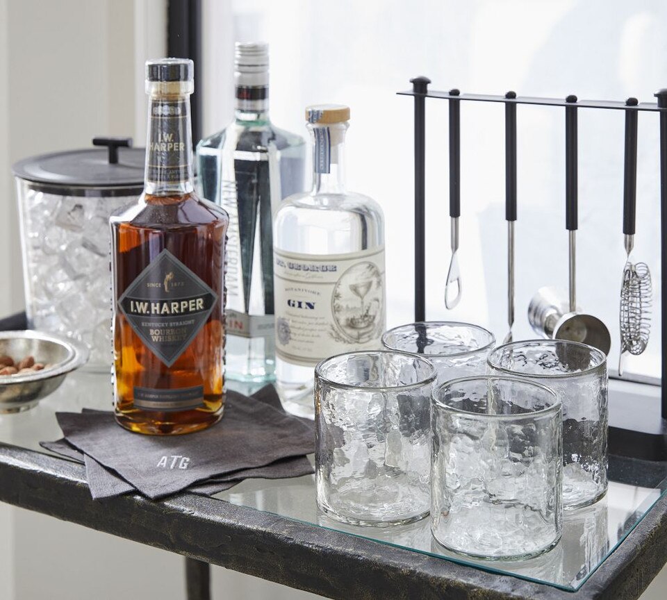 Hammered Handcrafted Drinking Glasses