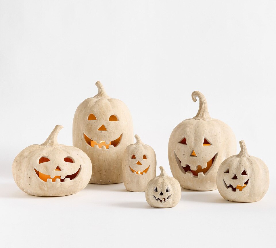 Handmade Terracotta Jack O' Lantern
