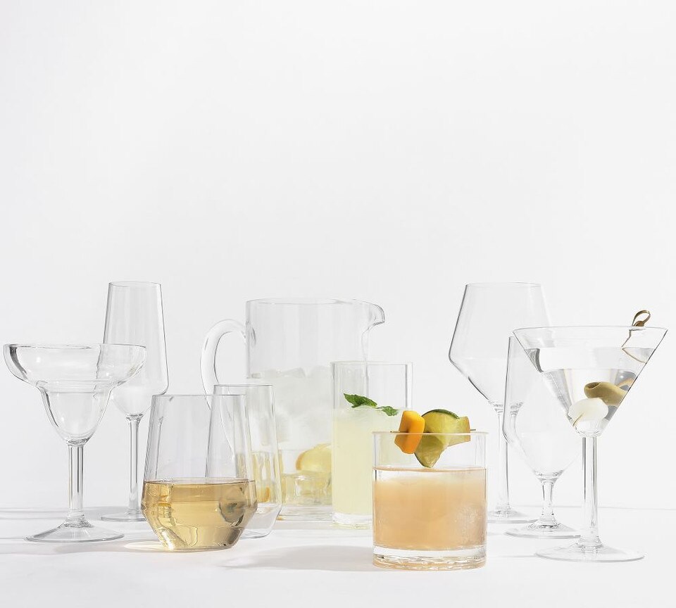 Happy Hour Acrylic Martini Glasses