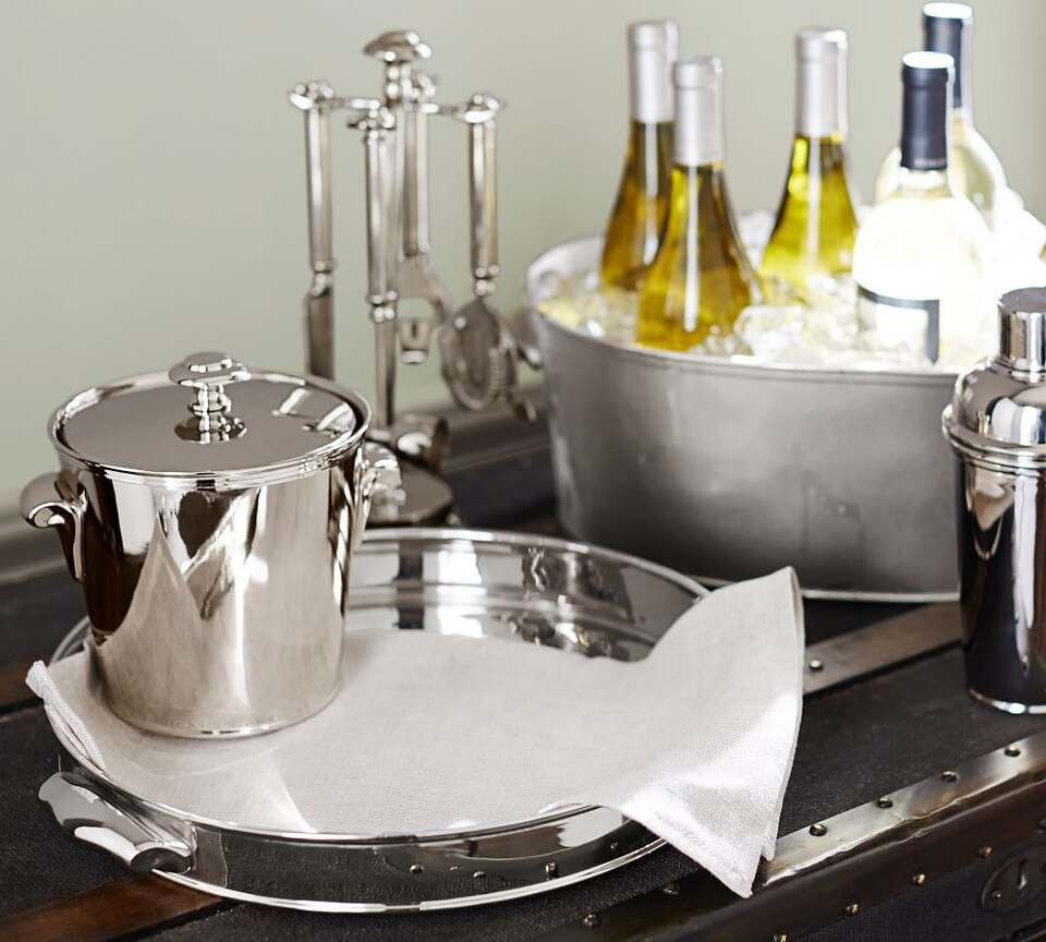 Harrison Ice Bucket with Tongs