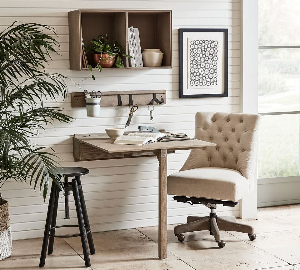 Hayes Tufted Swivel Desk Chair
