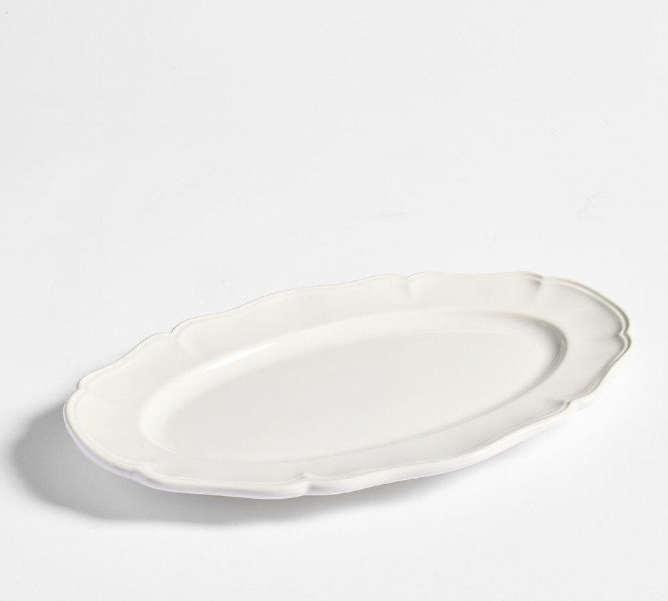 Heirloom Stoneware Oval Serving Platter