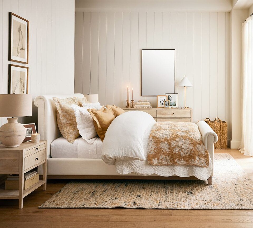 Heirloom Scallop Quilted Pillowcase