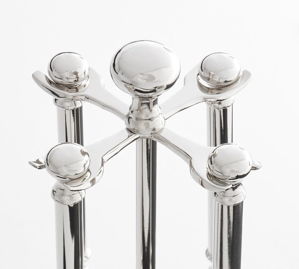 Heritage Silver 4-Piece Bar Tools Set