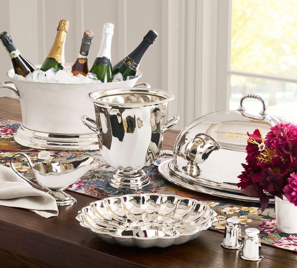 Heritage Silver Wine Chiller