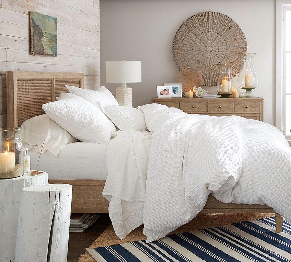 Honeycomb Quilt Cover & Pillowcases - White