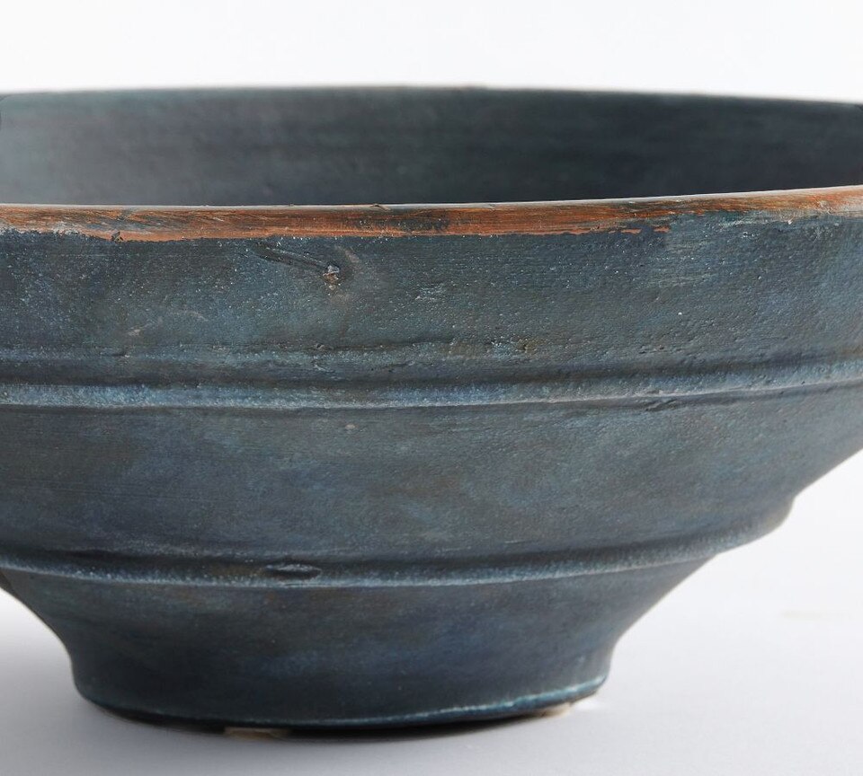 Indigo Artisan Handcrafted Bowl