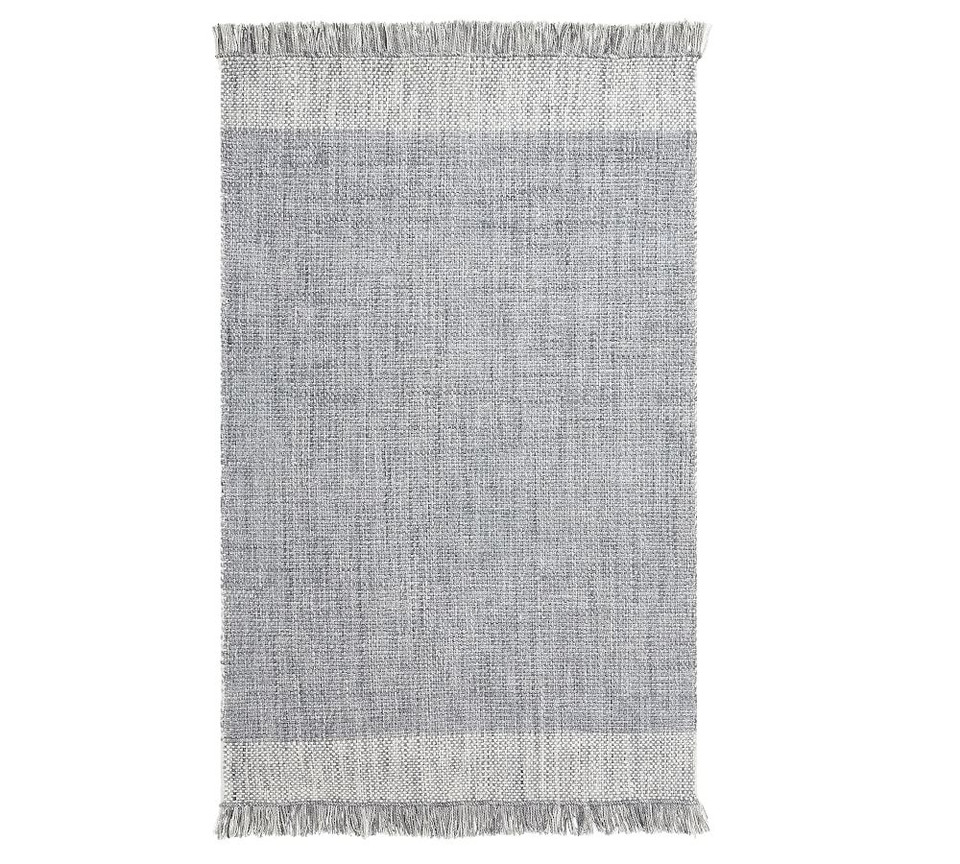 Kian Recycled Material Indoor/Outdoor Rug - Chambray
