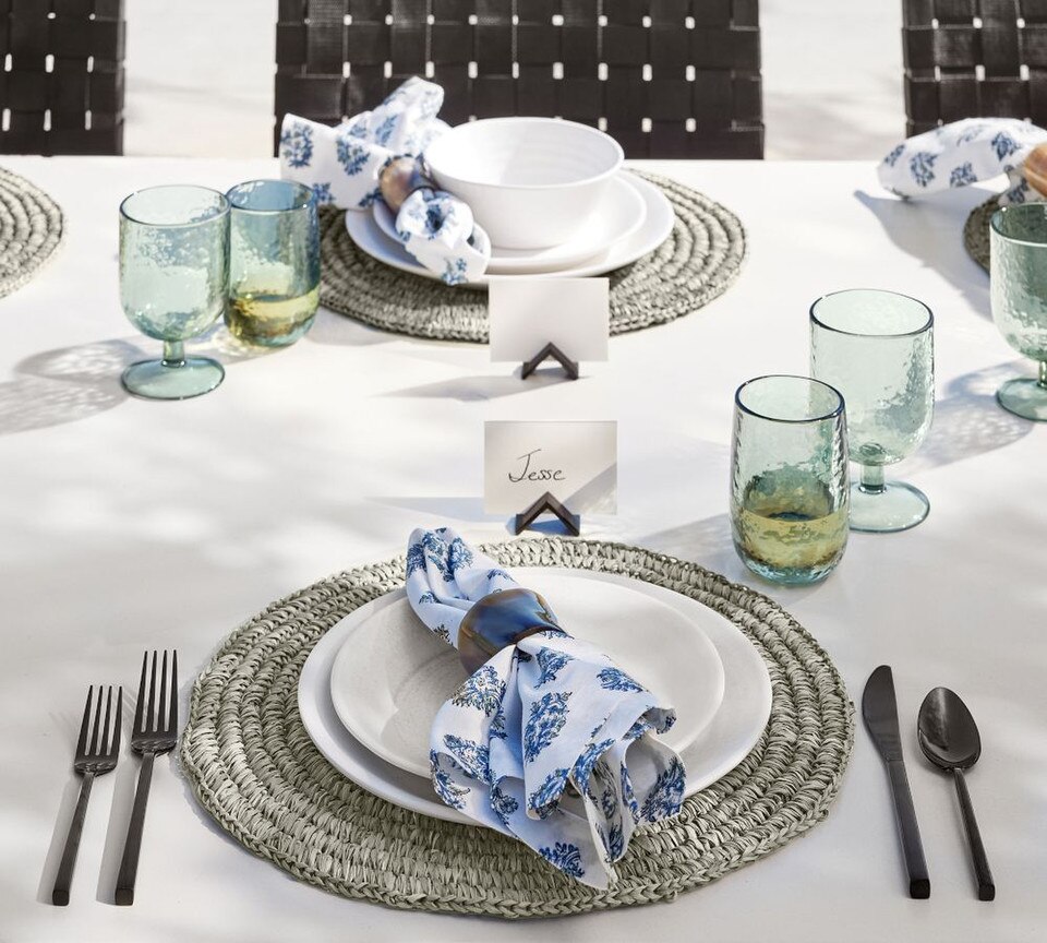 Larkin Melamine Dinner Plates