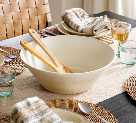 Larkin Stoneware Serving Bowls - Main Image