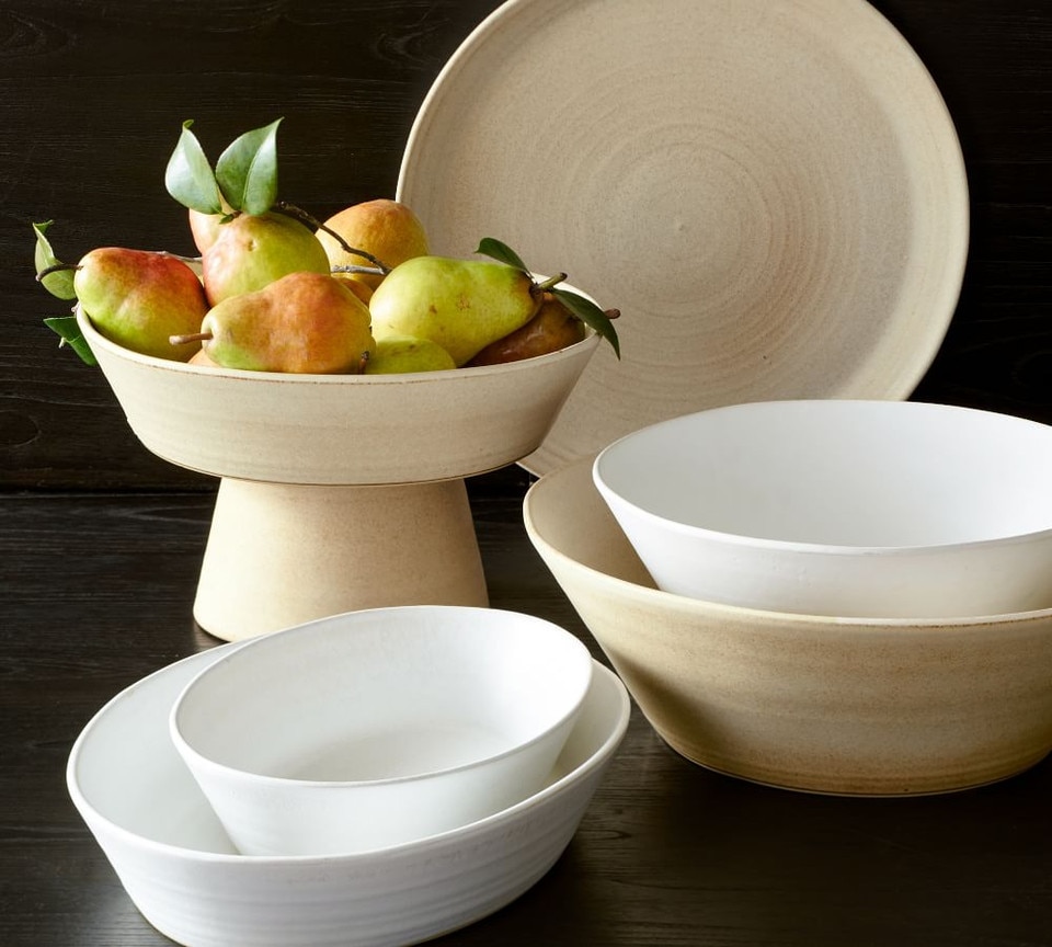 Larkin Reactive Glaze Stoneware Serving Bowls