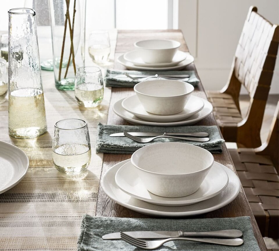 Larkin Reactive Glaze Stoneware Soup Bowls