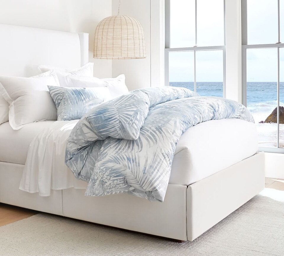 Layla Palm Organic Cotton Quilt Cover & Pillowcases ...