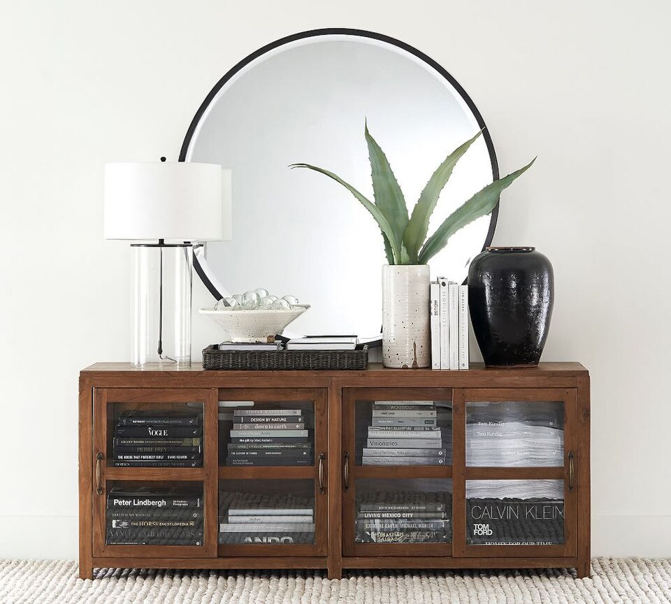 Layne Round Wall Mirror - 91 cm