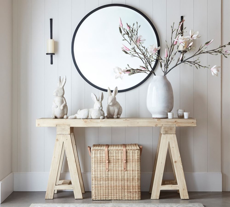 Layne Round Wall Mirror - 91 cm