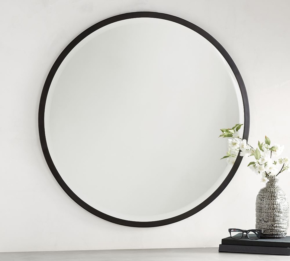 Layne Round Wall Mirror - 91 cm