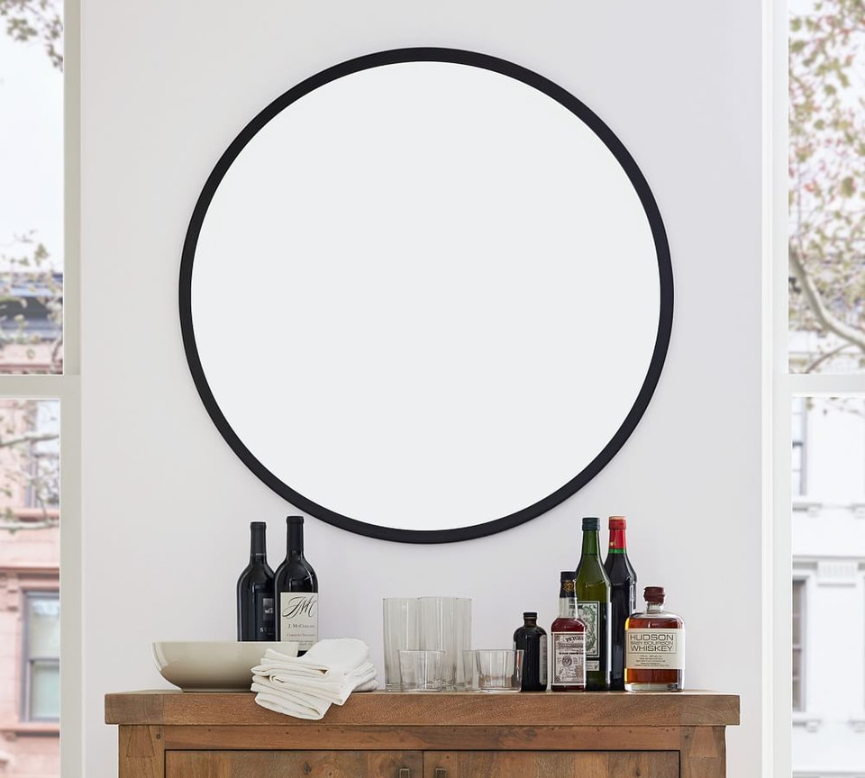Layne Round Wall Mirror - 91 cm
