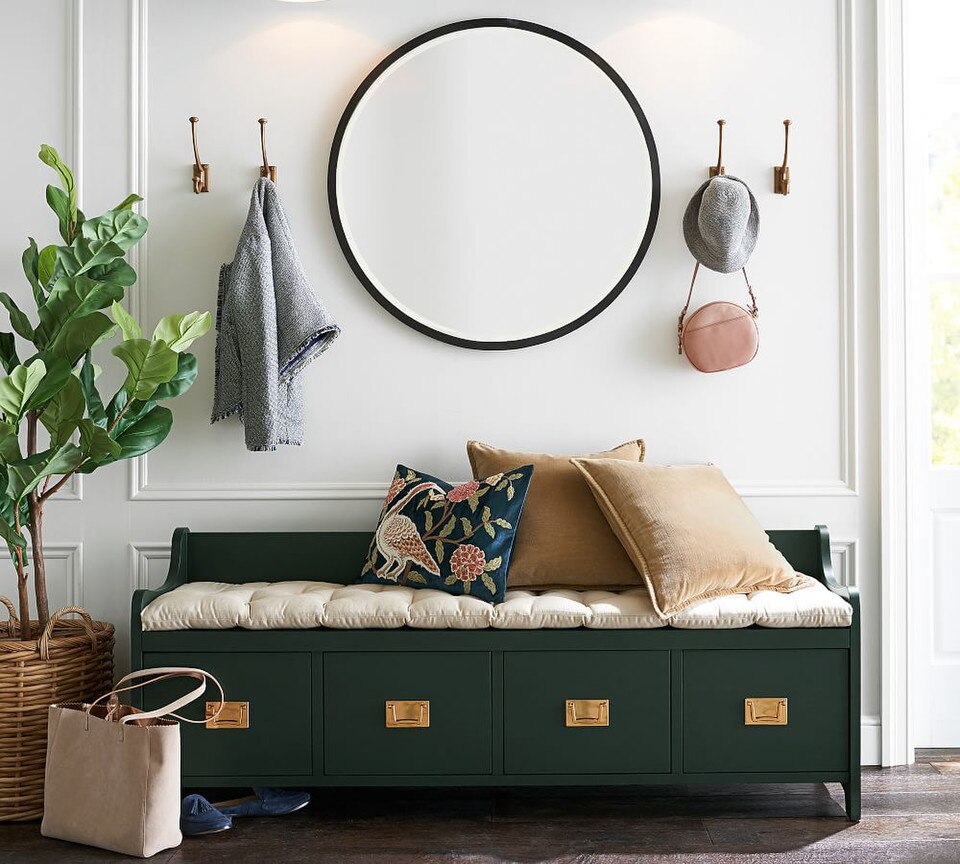 Layne Round Wall Mirror - 91 cm
