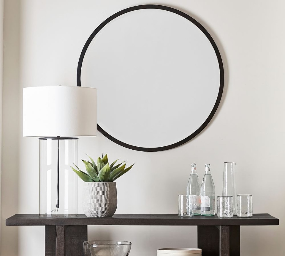 Layne Round Wall Mirror - 91 cm