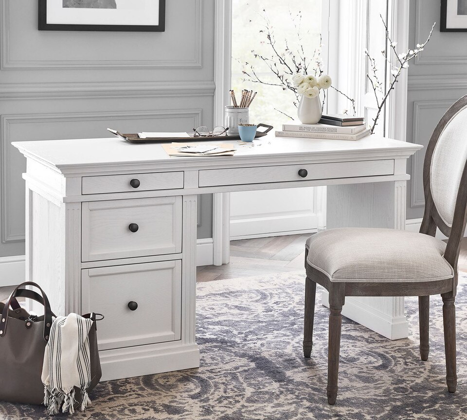 Livingston Single Cabinet Writing Desk (145 cm)