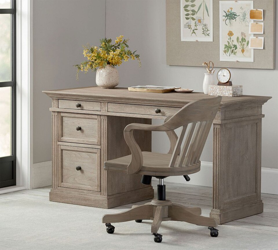 Livingston Single Cabinet Writing Desk (145 cm)