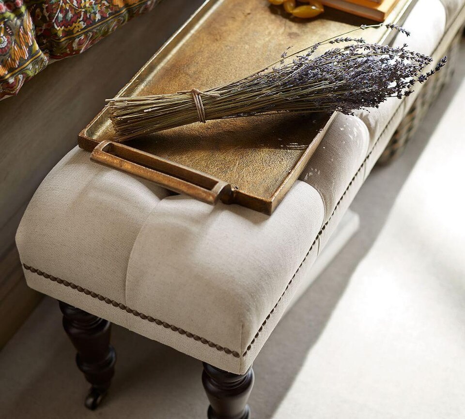 Long Gold Metal Tray Pottery Barn Australia