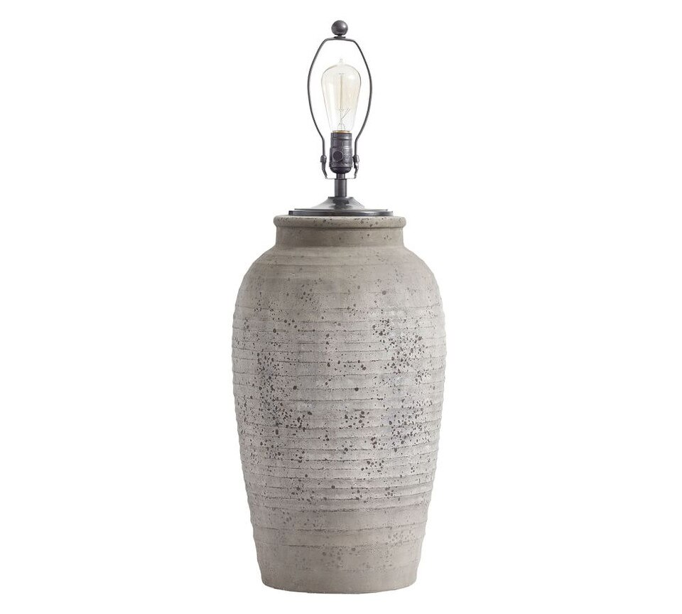 Maddox Ribbed Table Lamp Base