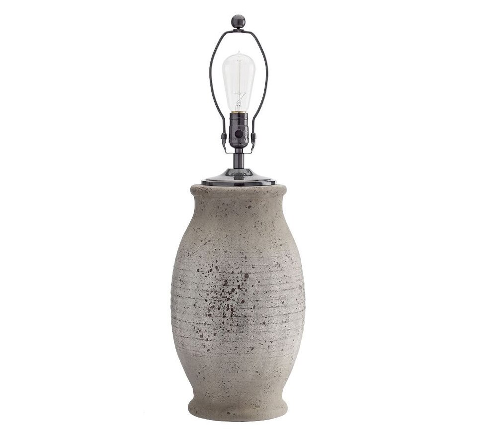 Maddox Ribbed Table Lamp Base