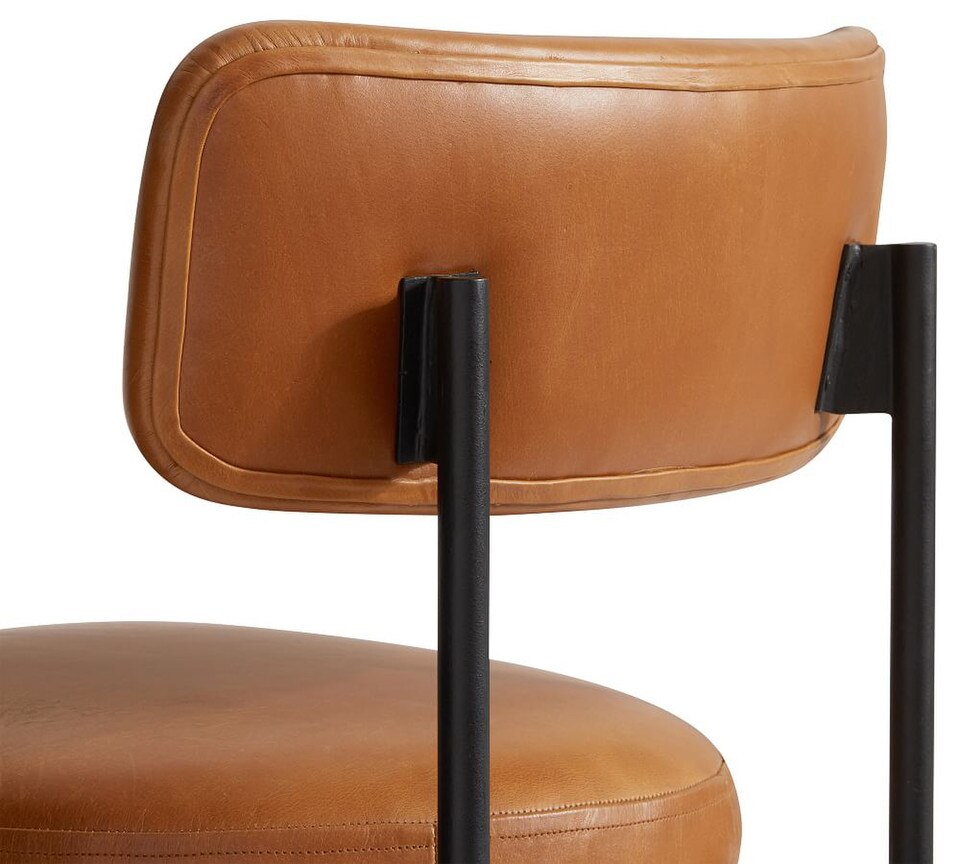 Maison Leather Counter Stool