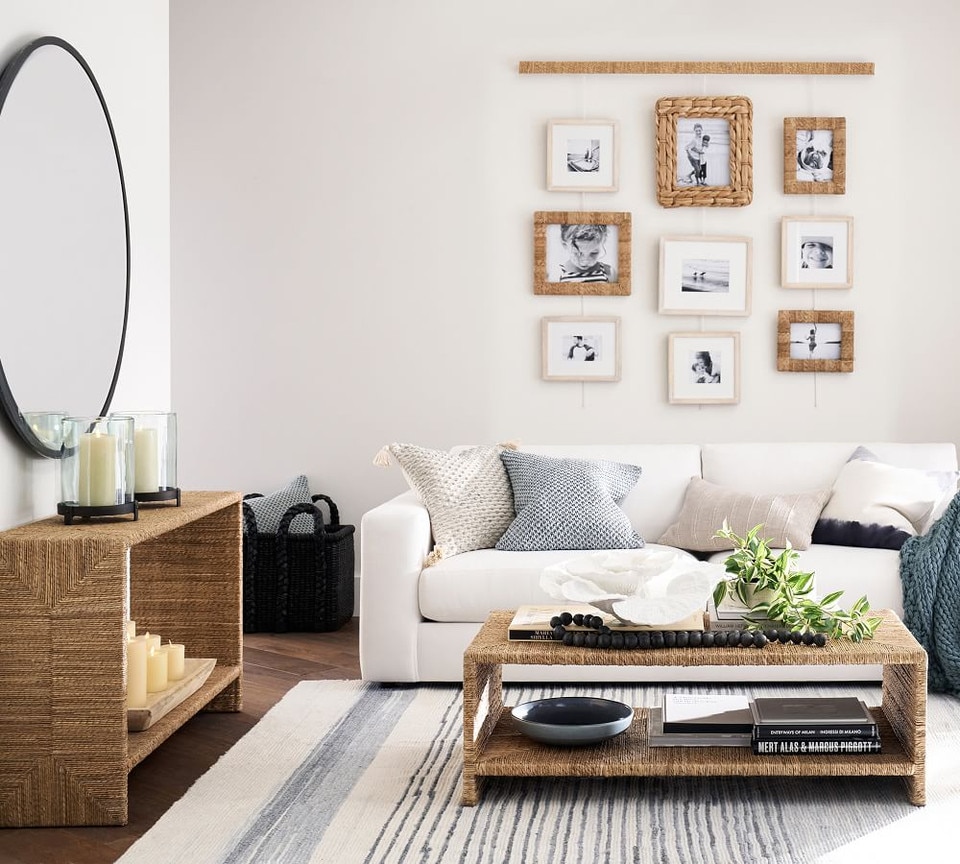 Malibu Woven Console Table
