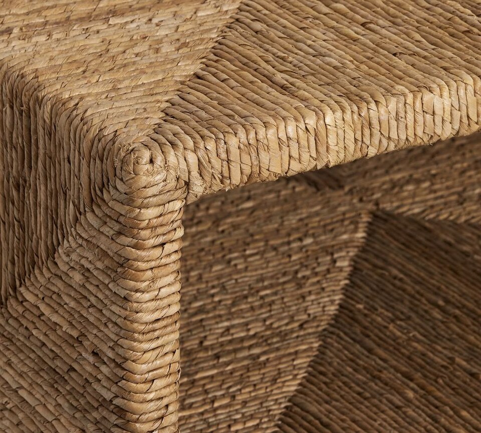 Malibu 91 cm Woven Square Coffee Table
