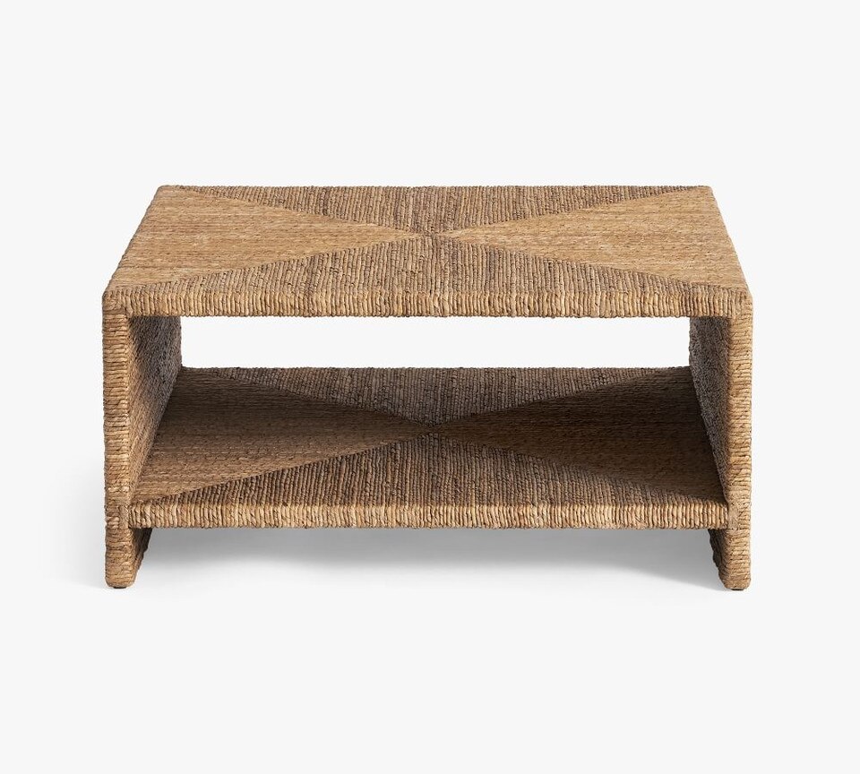 Malibu 91 cm Woven Square Coffee Table