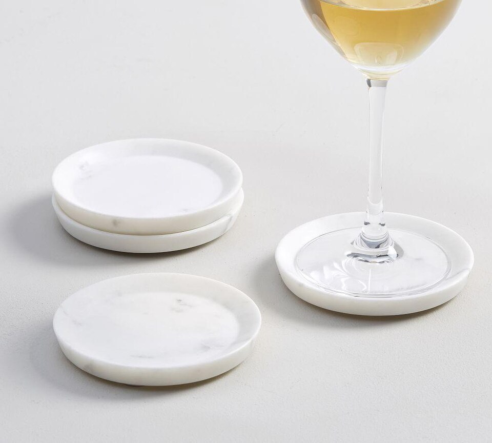 Marble Coasters, Set of 4
