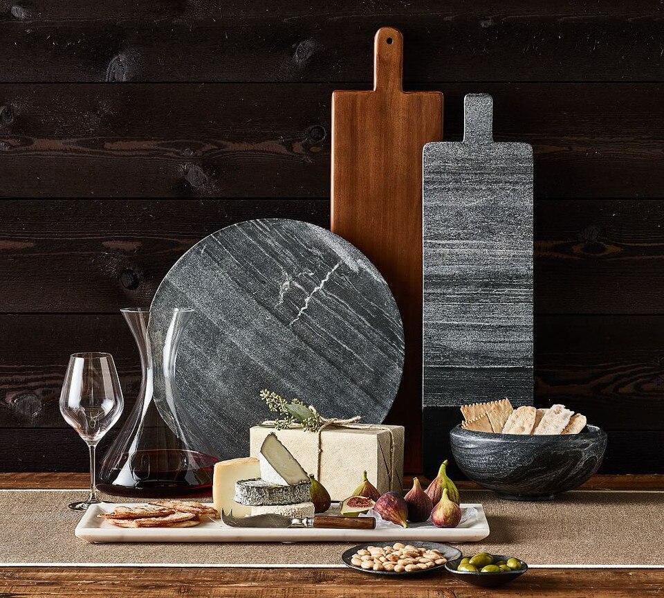 White Marble Long Cheese Board